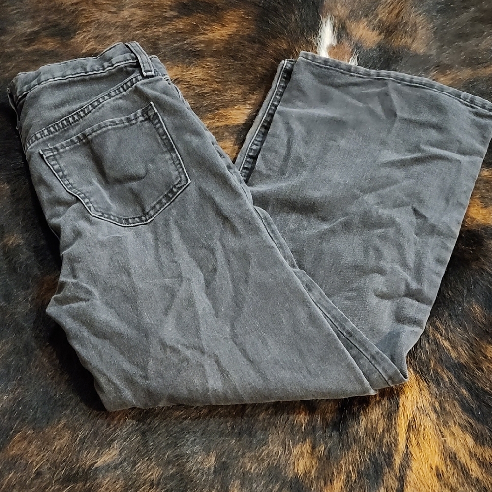 Old Navy Black Wide-Leg Jeans